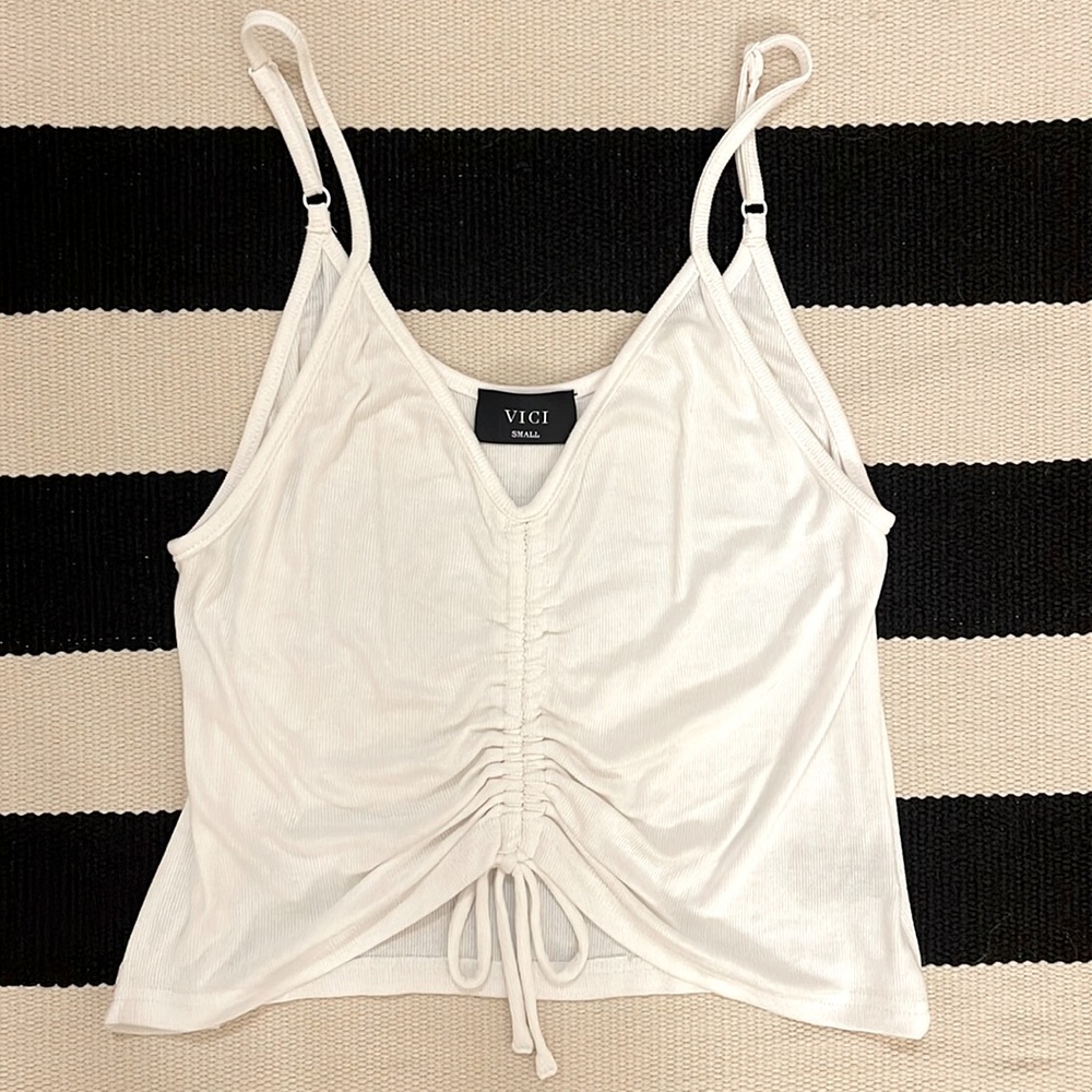 NWOT VICI Crop Cinch Tank